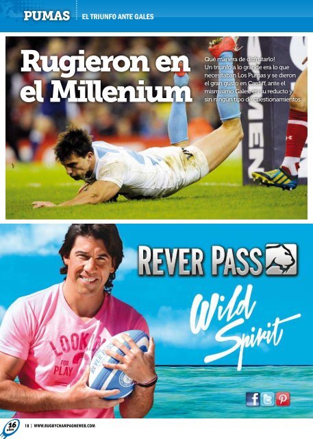 Revista RCH NÂ° 104 â Octubre 2012 - Rugby Champagne Web