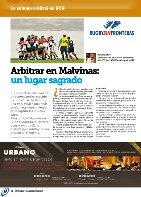 Revista RCH NÂ° 104 â Octubre 2012 - Rugby Champagne Web