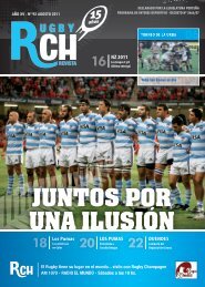 Link a la Revista RCH de Agosto 2011 â N 92 - Rugby Champagne ...
