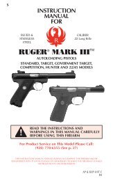 Ruger MKIII Manual - Friedmanhandguntraining.com