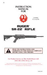 RUGERÂ® SR-22TM RIFLE