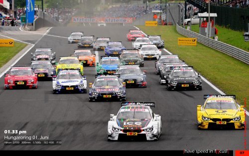 {have speed in f[ ]cus!} 03 Rennen DTM 2014 Budapest