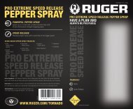 PRO EXTREME SPEED RELEASE PEPPER SPRAY - Ruger