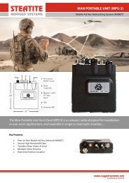 Man Portable Unit MPU-3 Datasheet - Steatite Rugged Systems