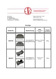 Sonstige - ETG Hebebuehnen und Ersatzteile