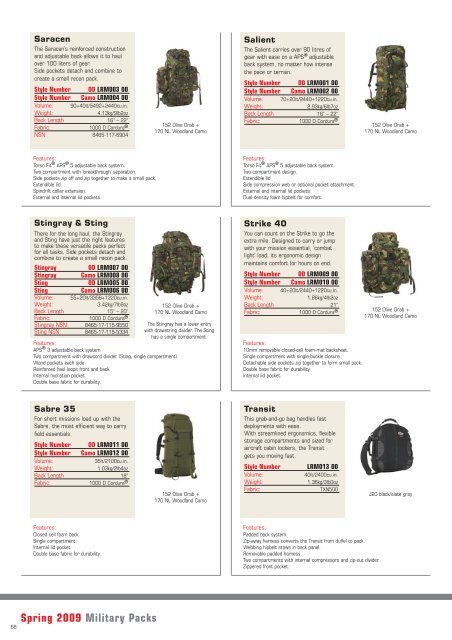 Lowe Alpine SS09 Packs 12 Military Packs and Backpack Parts.pdf