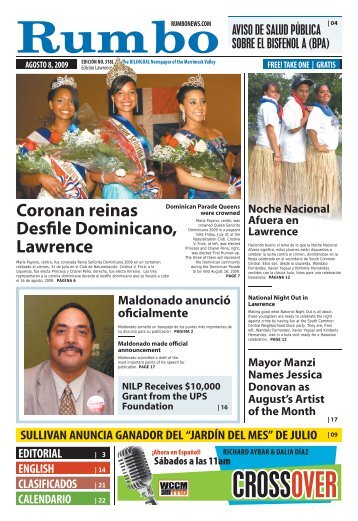 Coronan reinas Desfile Dominicano, Lawrence - Rumbo