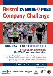Bristol Company Challenge - Bristol Half Marathon