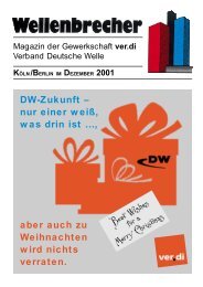 Wellenbrecher Ausgabe 12/2001 (PDF-Datei) - Rundfunkfreiheit.de