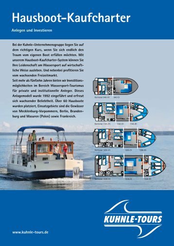 Hausboot-Kaufcharter - Kuhnle-Tours