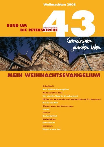 Ausgabe Nr. 43 - Gemeinde an der Peterskirche