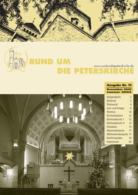 An(ge) - Evangelische Gemeinde an der Peterskirche, Weinheim