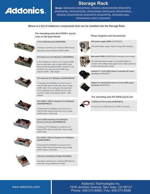 Storage Rack - Addonics