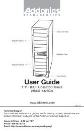 User Guide - Addonics