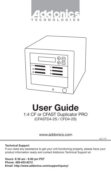 User Guide - Addonics