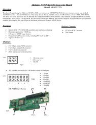 Addonics ATAPI to SCSI Converter Board Overview Features Outlines