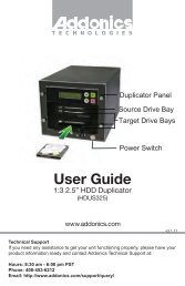 User Guide - Addonics