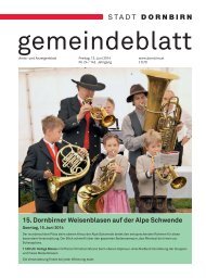 Dornbirner Gemeindeblatt KW 24 vom 13.06.2014