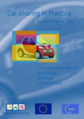 TOSCA Take-Up Guide: Car-Sharing in practice - Rupprecht Consult