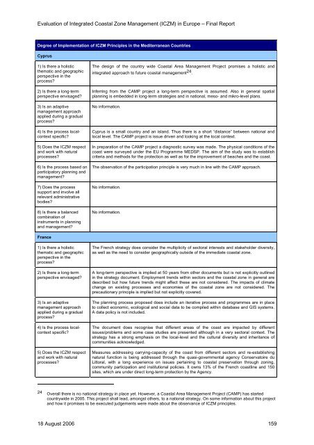 Evaluation of Integrated Coastal Zone Management (ICZM) in ...