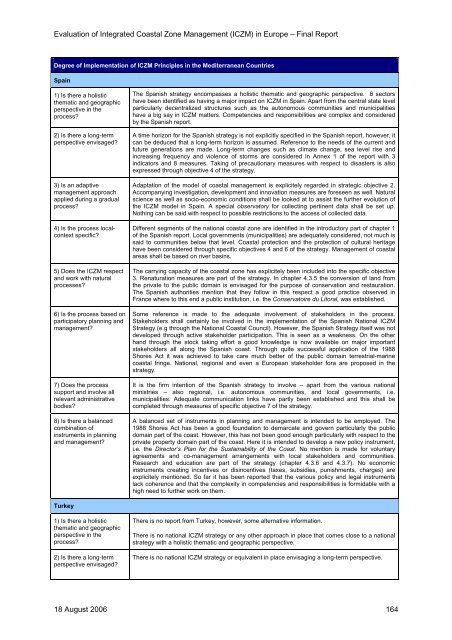 Evaluation of Integrated Coastal Zone Management (ICZM) in ...