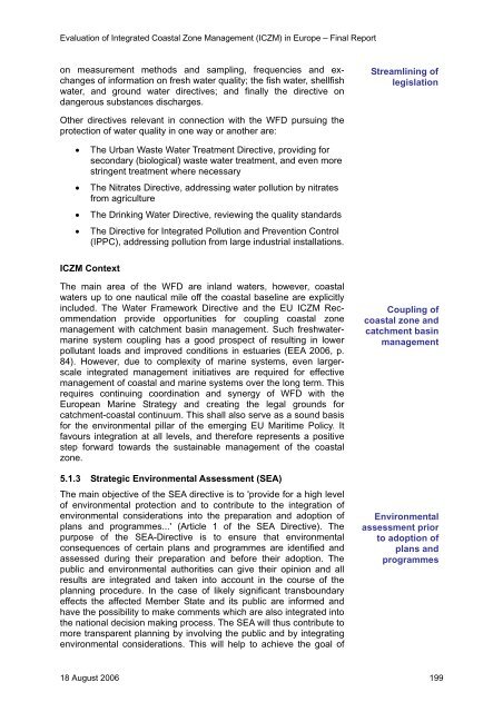 Evaluation of Integrated Coastal Zone Management (ICZM) in ...