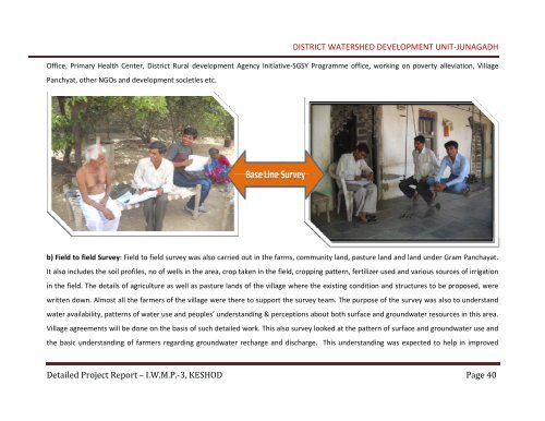 IWMPâ3, KESHOD - Commissionerate of Rural Development ...