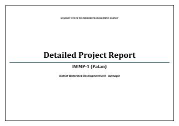 Detailed Project Report - Commissionerate of Rural Development ...