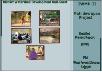 IWMP-2 - Commissionerate of Rural Development Gujarat State ...