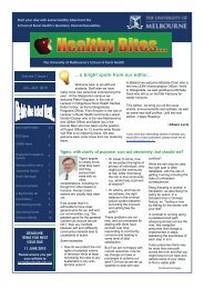 RHAC Newsletter: Healthy Bites Jan-Mar 2010 - School of Rural ...