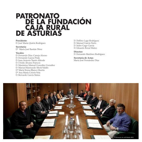 Descarga desde aquÃ­ nuestra memoria en pdf de la Obra Social 2012