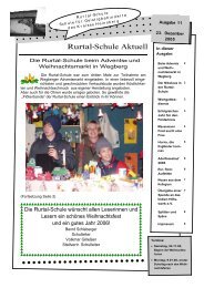 11. Ausgabe der Schulzeitung.pub - Rurtal-Schule