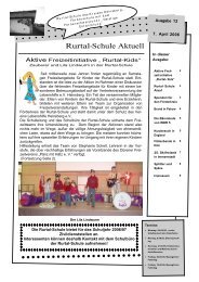 12. Ausgabe der Schulzeitung - Rurtal-Schule