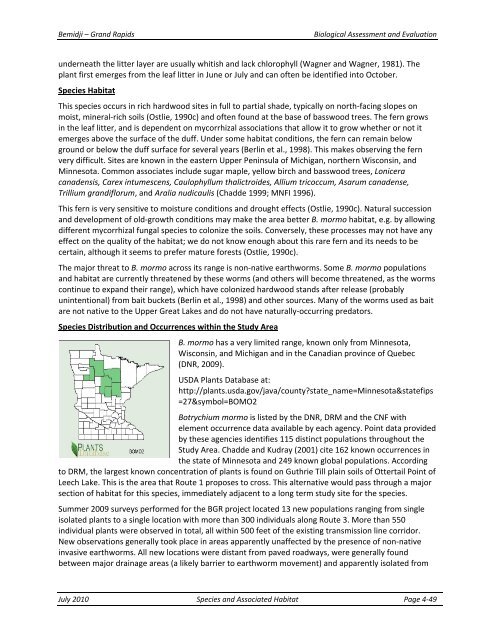 Appendix F Detailed Cover Type Tables - USDA Rural Development