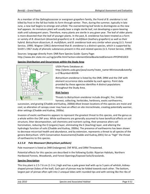 Appendix F Detailed Cover Type Tables - USDA Rural Development