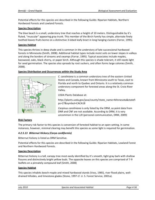 Appendix F Detailed Cover Type Tables - USDA Rural Development