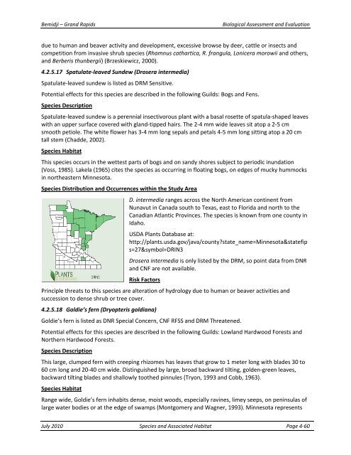 Appendix F Detailed Cover Type Tables - USDA Rural Development