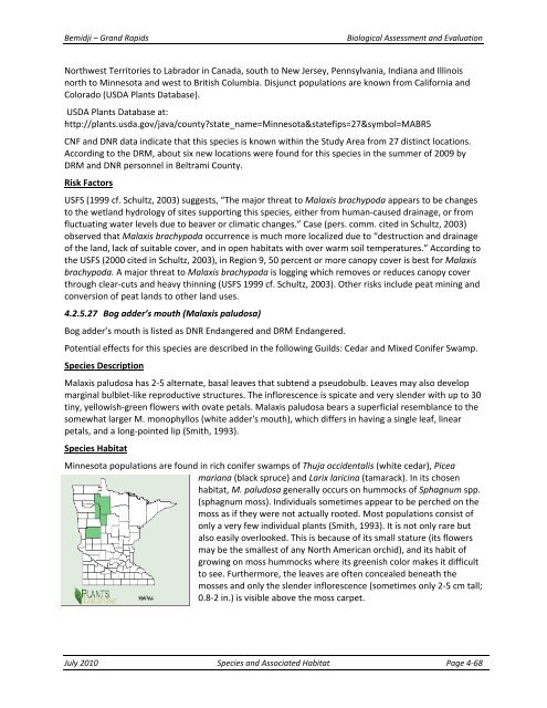 Appendix F Detailed Cover Type Tables - USDA Rural Development