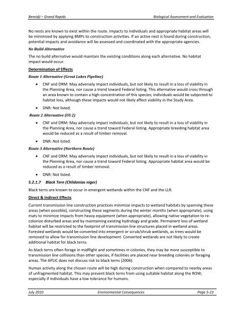 Appendix F Detailed Cover Type Tables - USDA Rural Development