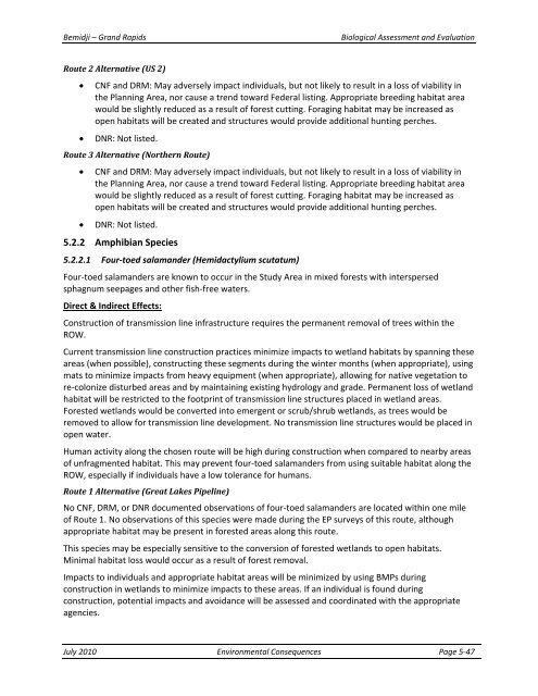 Appendix F Detailed Cover Type Tables - USDA Rural Development