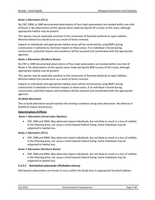 Appendix F Detailed Cover Type Tables - USDA Rural Development