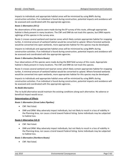 Appendix F Detailed Cover Type Tables - USDA Rural Development