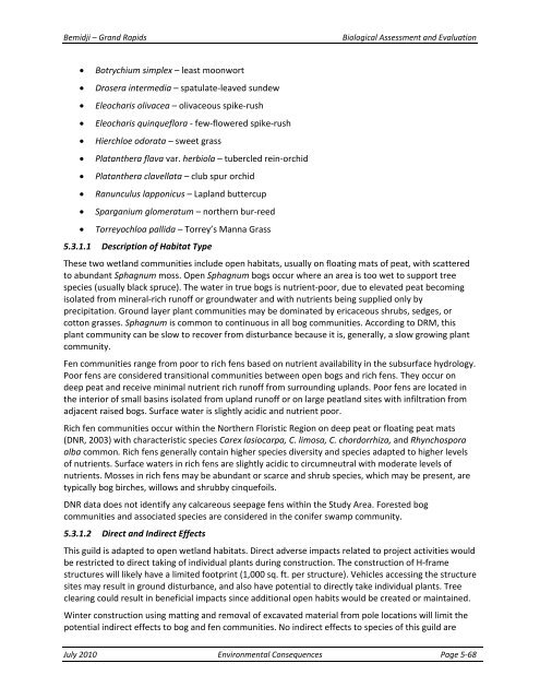 Appendix F Detailed Cover Type Tables - USDA Rural Development