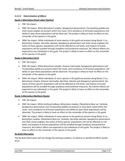 Appendix F Detailed Cover Type Tables - USDA Rural Development