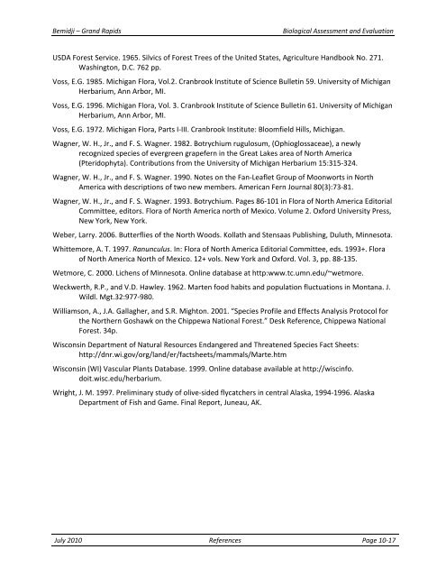 Appendix F Detailed Cover Type Tables - USDA Rural Development