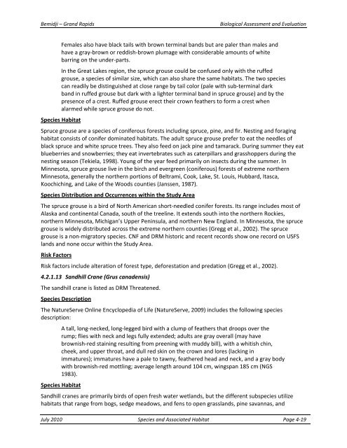 Appendix F Detailed Cover Type Tables - USDA Rural Development