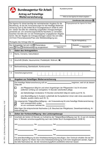 Antrag freiwillige Arbeitslosenversicherung.pdf - Ruschel & Coll ...