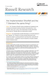 Are Implementation Shortfall and the T Standard the same thing?