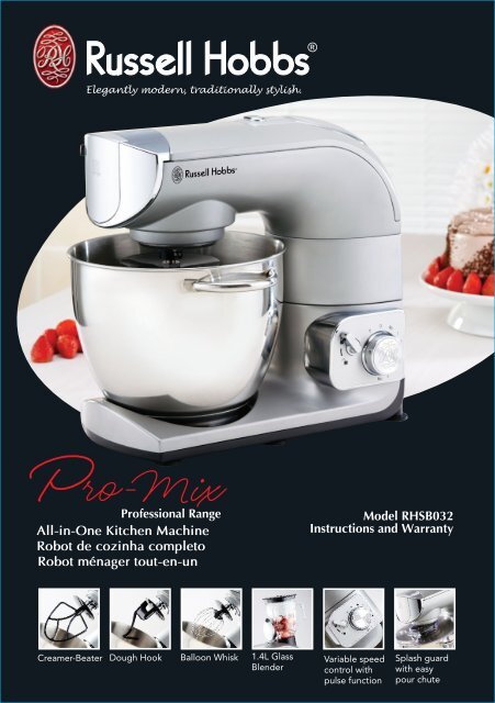 All-in-One Kitchen Machine Robot de cozinha ... - Russell Hobbs