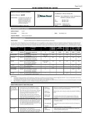 FICHE SIGNALÃTIQUE DE L'ACIER - Russel Metals, Inc.